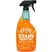 Angry Orange Stain Remover - 32oz Enzyme Pet Cleaner - Dog \u0026 Cat Urine Destroyer and Stain Remover - Citrus Spray Cleaning Solution - Puppy Supplies